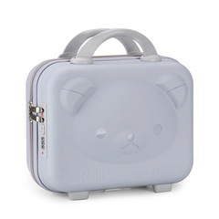 Little Bear Makeup Box Gift Box 14-inch Mini Luggage Cartoon Portable Combination Lock Suitcase Travel Case