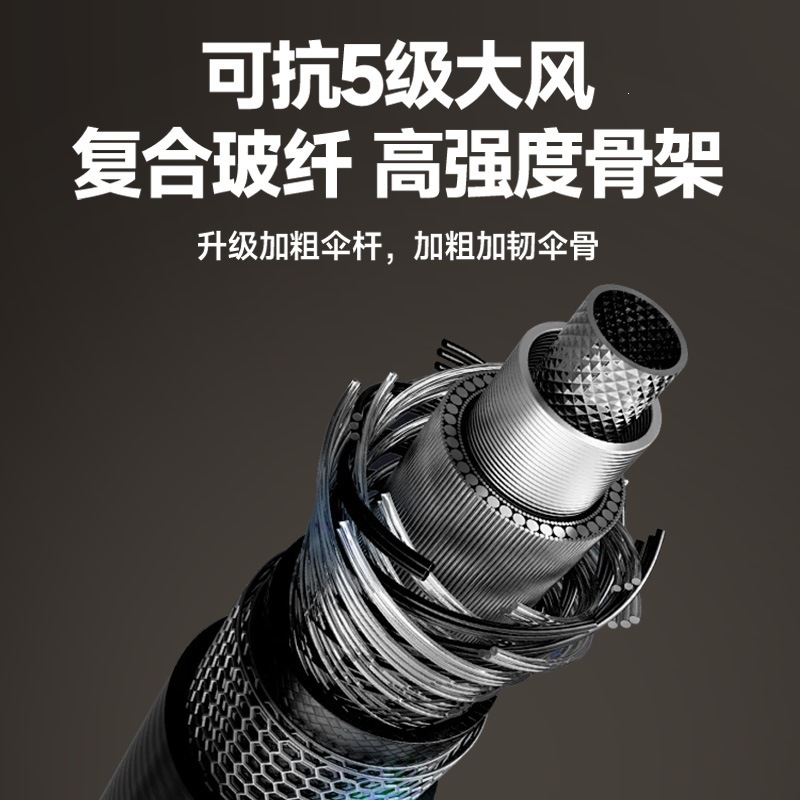 Fishing Umbrella Frame Accessories 2.22m 2.66m Universal Fishing Umbrella Replacement Rib Frame Single Piece
