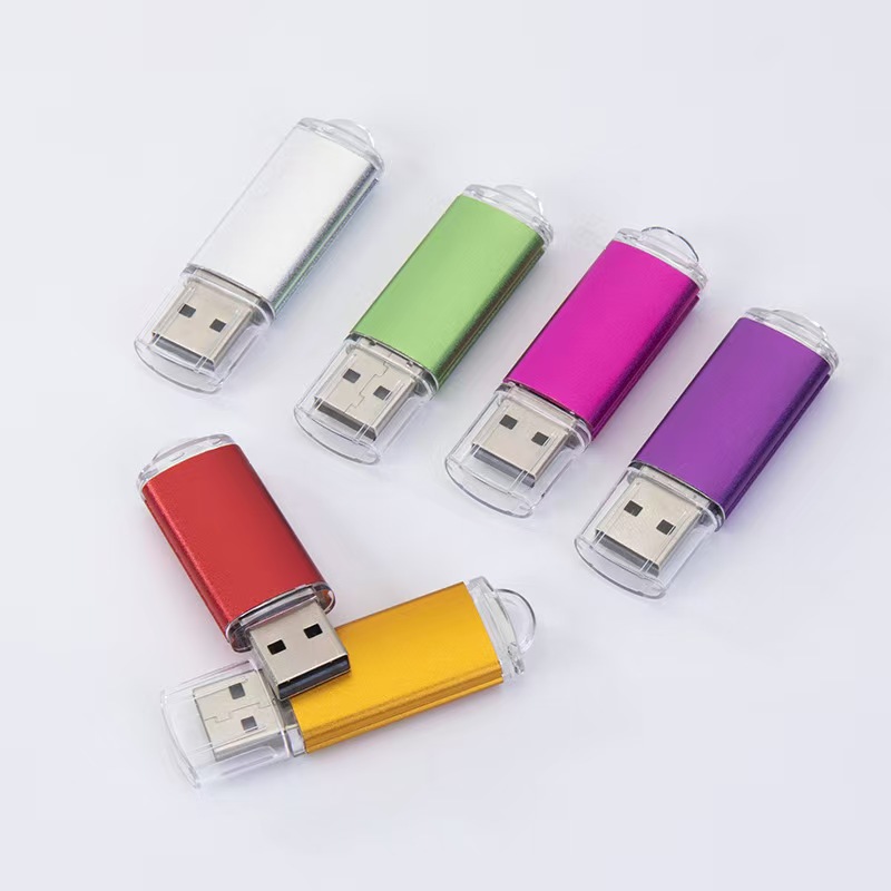 Unidad USB personalizada 16g licitación regalo corporativo 1g pequeña capacidad al por mayor 4g brillante USB 512mb disco USB de alta velocidad de metal