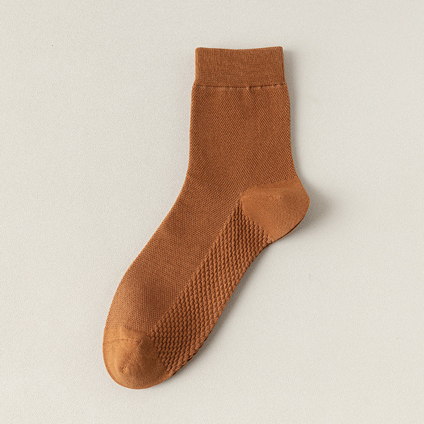 Men's summer thin breathable sports cotton knee socks