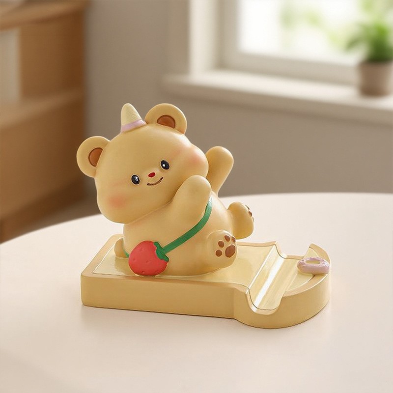 포옹 곰돌이 휴대폰 거치대