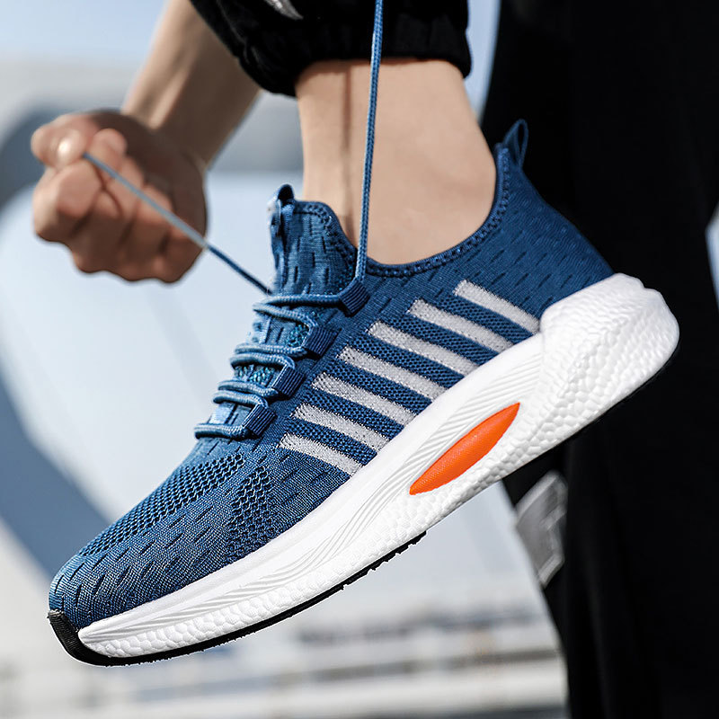 2023 new summer thin flying woven mesh men's shoes cross-border breathable fashion sneaker casual couple shoes 2023 new summer thin flying woven mesh men's shoes cross-border breathable fashion sneaker casual couple shoes