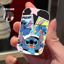 卡通高颜值防风个性创意可爱网红打火机金属外壳粉色火焰气体火机