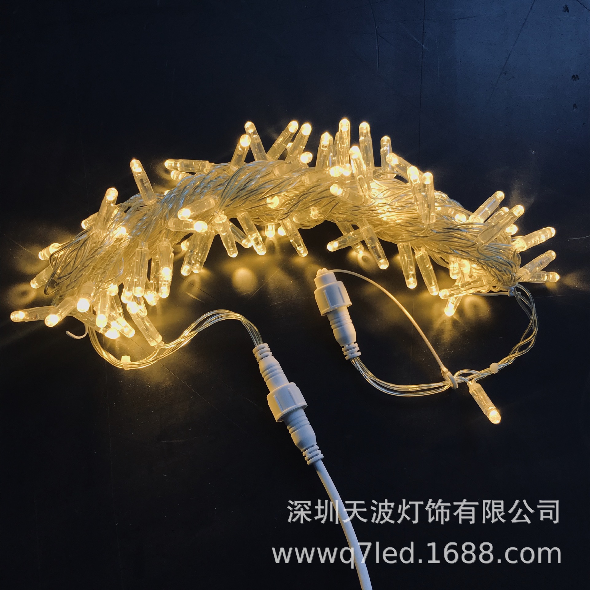 Amazon's Hot led Outdoor Lights festival lighting Line Light solar energy Lamp string waterproof