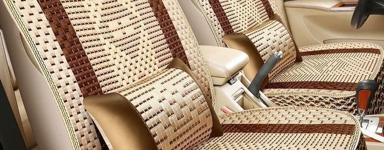 Summer five-seater breathable all-season applicable seven-seater ice silk car seat cushion, summer single-seater special car seat cover, full coverage