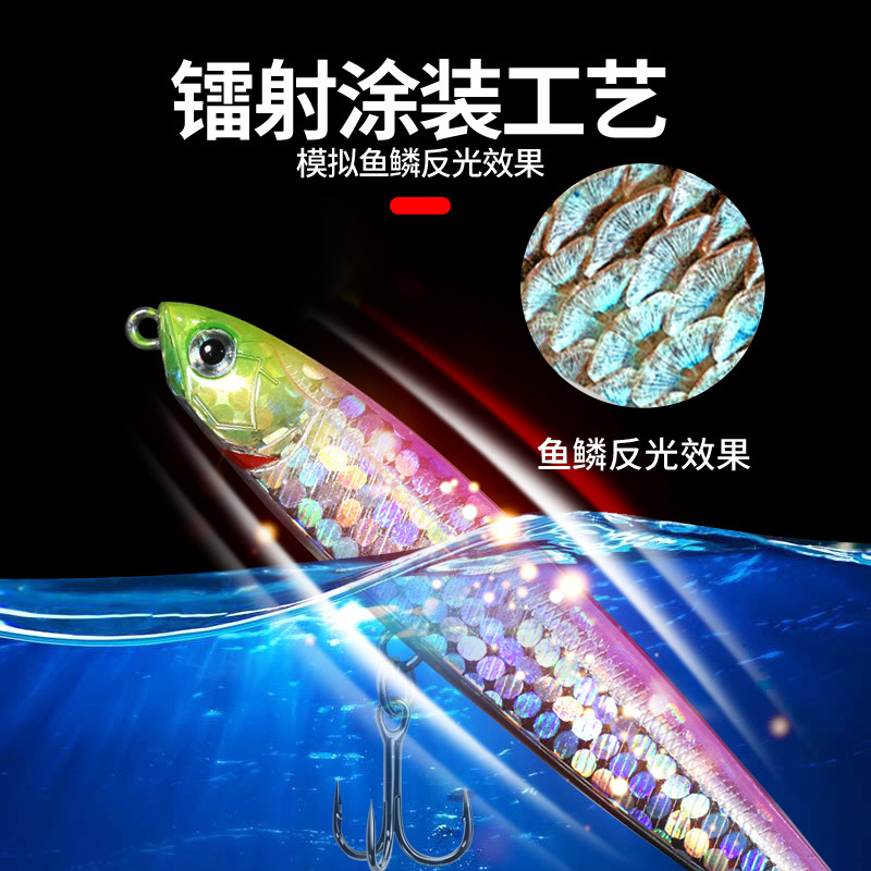 Lure Submerged Penetrator Lure Fake Lure Ghost Fish Lure Generation 2 Vibrating Long Range Casting Loach Perch Bass Wholesalers
