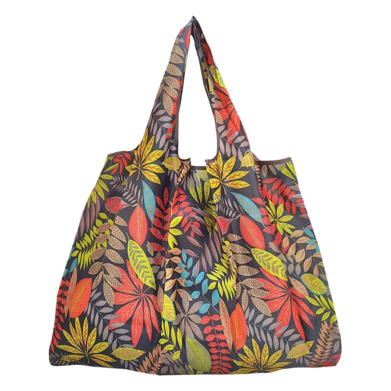 Bolsa de supermercado plegable Portátil Bolsa de gran capacidad 210D Oxford bolsa bolso de impresión grande bolsa de protección del medio ambiente