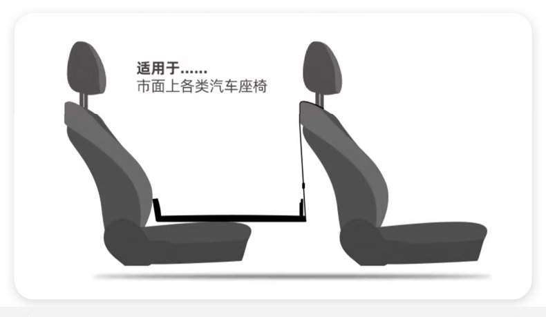 Car Backseat Hanging Folding Sleeping Pad, Rear Seat Sleeping Gadget, Car Bed, Non-Inflatable Folding Mattress for Car Use