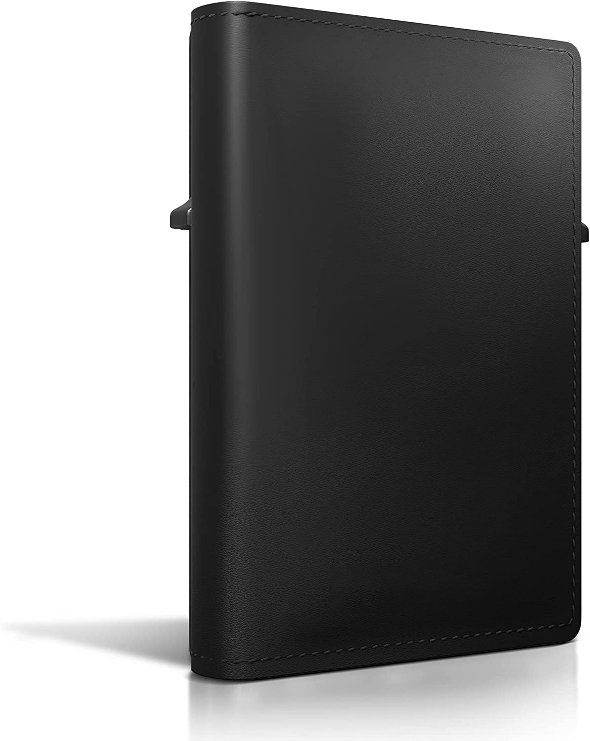 RFID europeo y americano Amazon metal aleación de aluminio titular de la tarjeta Airtag metal 100% cuero genuino Comercio exterior hombres