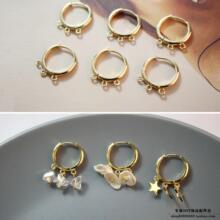 ͭ��18K����diy���ΰ��Ʒ��Ʒ�������Բ�ζ��۶�����Ȧ�������