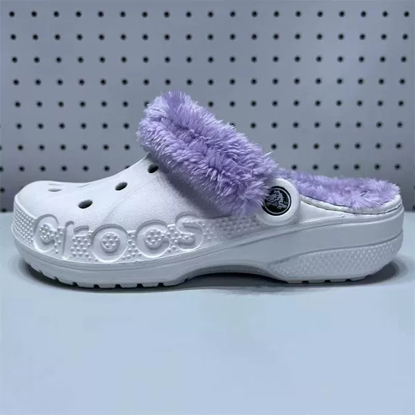White/purple velvet