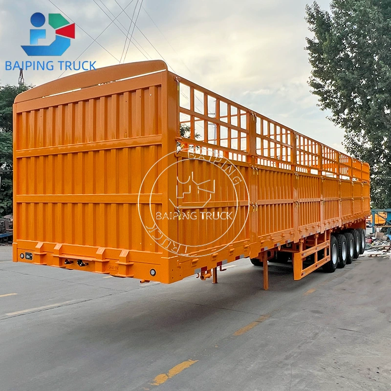 Производители продают полуприцеп-самосвал с 5 осями для складских перевозок и перевозки зерна.