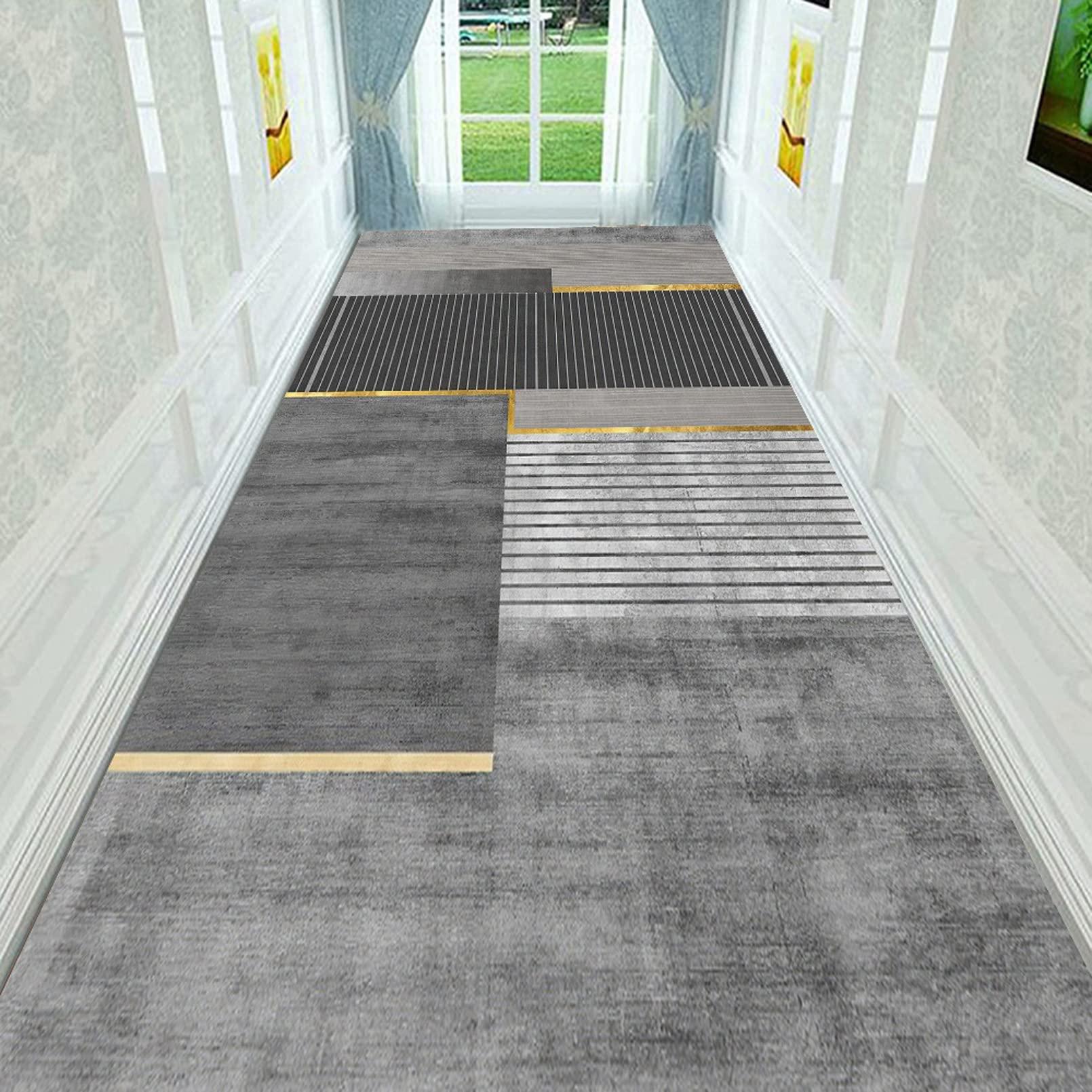 Alfombra de sala de estar doméstica transfronteriza cortable pasillo puerta de entrada lavado con agua en la alfombra de la casa