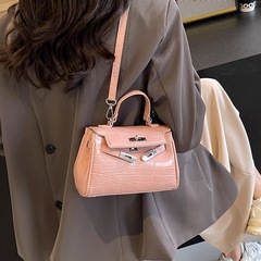 Bibibags 2024 New Arrival High-end Stone Texture Kelly Bag - Handheld, Single Shoulder, Crossbody - Cross-border Bags