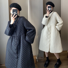 孕妇装冬装新款棉服外套宽松遮肚子棉袄