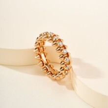 ��Ʒ�Tᔎ��խ���ָCNC��ˇ�߶��컨���18K����ɫС���r��ָ�h