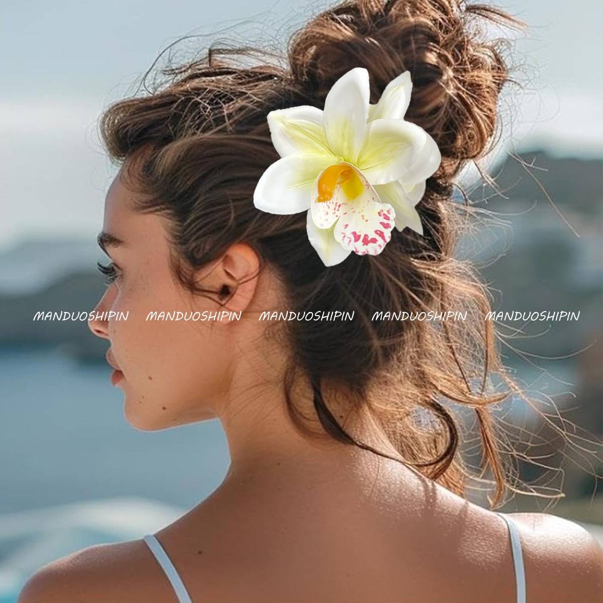 30g Weight Hair Sticks, Hair Tie, Insert comb Hair Accessories Type 1 Piece Quantity Holiday, Tea Party Occasion Cloth Material Flower Pattern All Seasons Season Women's Gender Pastoral Style Pastoral Women's Flower Cloth Hair Sticks Hair Tie Insert Comb 13
