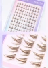 Sunflower caramel color 100 clusters glue-free ten rows