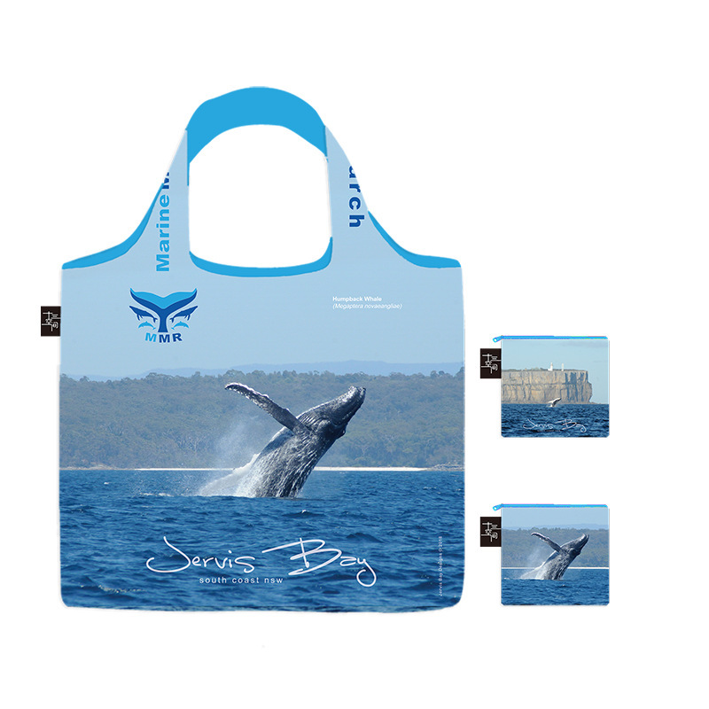 Dolphin Animal Folding Bag Protective Tissue Charity Activity Bag Foldable Peripheral Environmentally Friendly Portable Gift Bag Customization