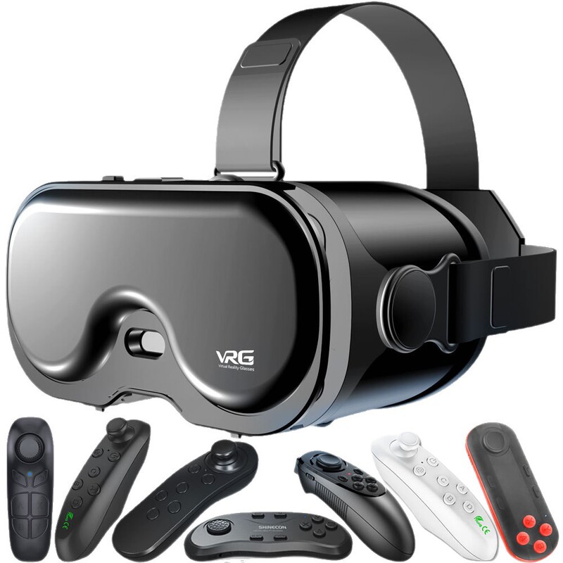 跨境新款VR眼镜高清VR电影游戏蓝牙耳机box智能一体机批发vr眼鏡|undefined