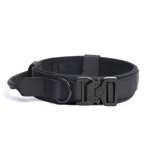 Pet Collar Tactical Collar Outdoor Training Adjustable Explosion-proof Collar Tactical Dog Collar Traction Rope