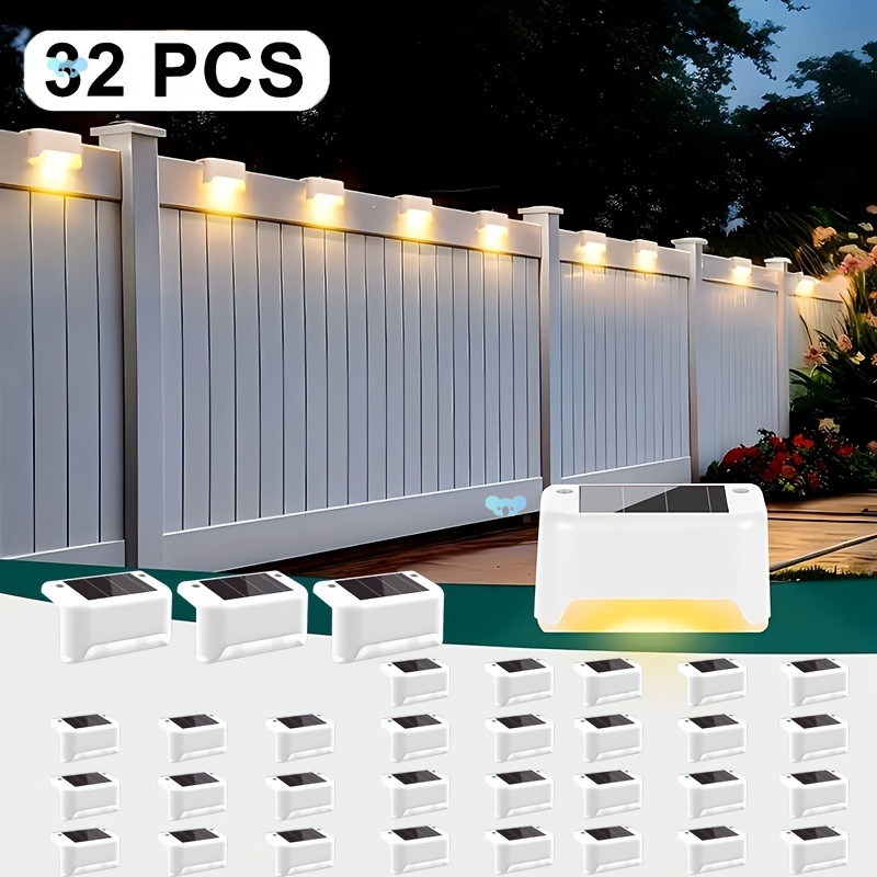 32 pack Solar Step Light Outdoor Step Light led Solar跨境
