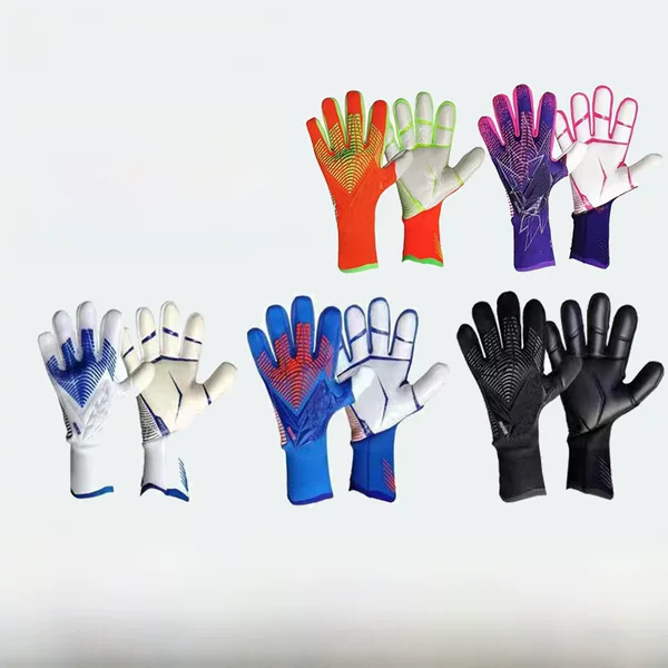 Football Goalkeeper Gloves Colorful Latex Protective Wear-Resistant Anti-Slip Gloves Catching Game Training Goalkeeper Gloves
