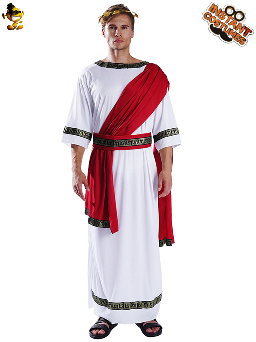 Traje romano de los hombres grandes traje Cosplay traje de la etapa traje de la mascarada ropa de fiesta image 1