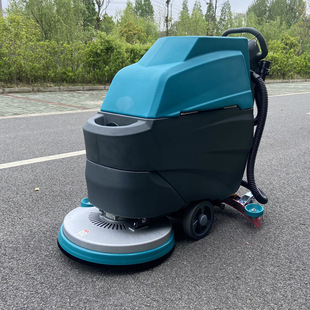 Battery Hand Push Floor Scrubber Kw2 Shopping Mall Factory Workshop Restaurant Floor Cleaning Suction and Mopping All-In-One Machine