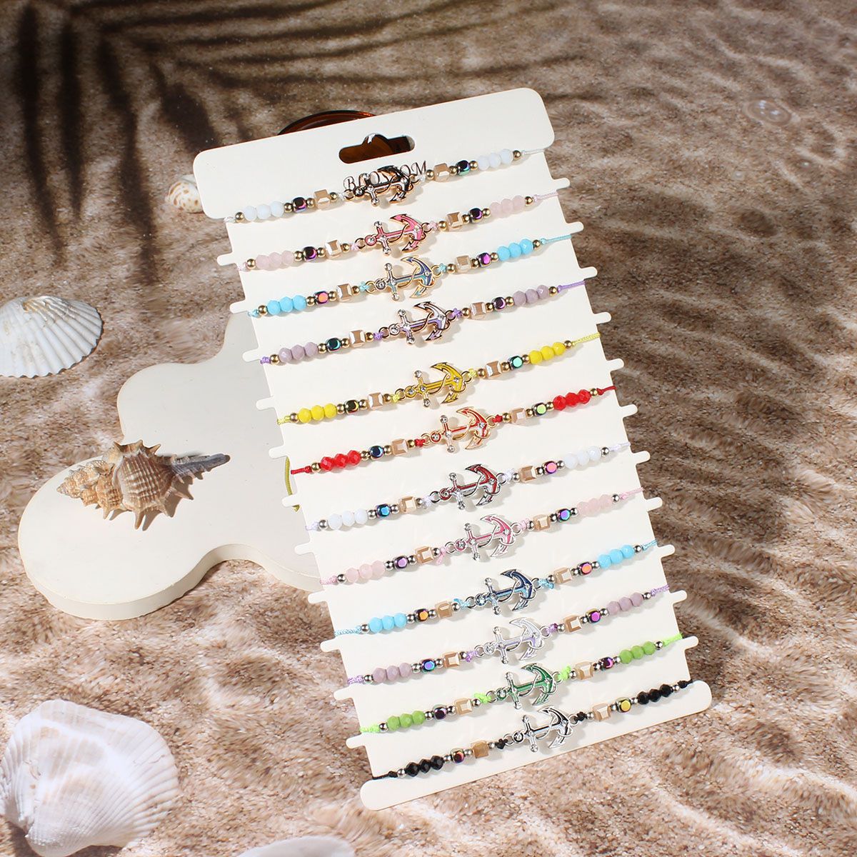 50g Weight Bracelets Classification Beaded, rope Chain Material Beaded Chain Chain Type 1 Set Quantity Casual, Beach Occasion turquoise, rope, Shell Material Geometric, Starfish, Eye Pattern Spring&Summer Season Unisex Gender Vacation Style Vacation Geometric Starfish Eye Turquoise Rope Shell Beaded Chain Beaded Bracelets Wholesale 2