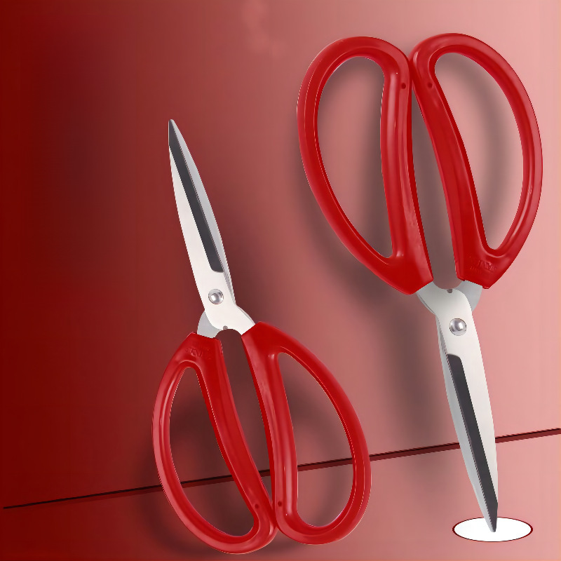 特大号家用锋利安全剪刀民用不锈钢剪刀工业手工裁缝剪线头剪献学