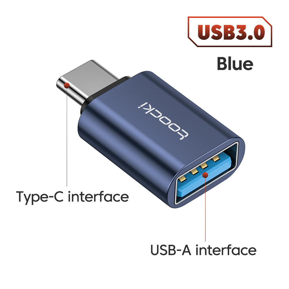 Toocki nuevo Xiaoyi USB3.0 A Adaptador de tipo C OTG adaptador de cable de datos adaptador de teléfono móvil