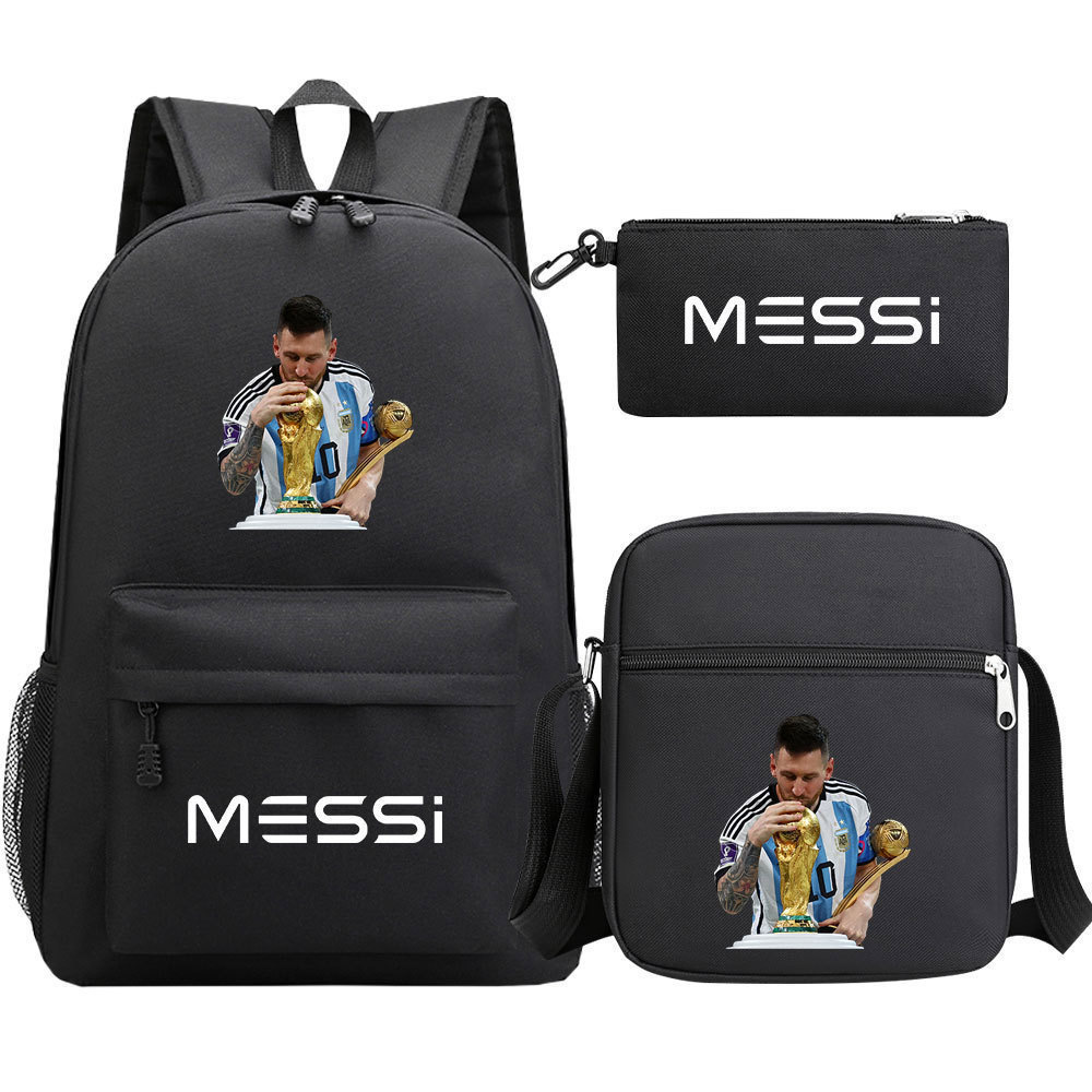 Mochila de tres piezas, mochila para hombres y mujeres, mochila a prueba de salpicaduras [una también es precio al por mayor] mochila de espalda protectora