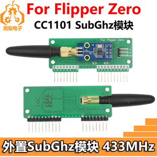 Flipper Zero CC1101 Module SubGhz 433MHz Modifier Expansion Board