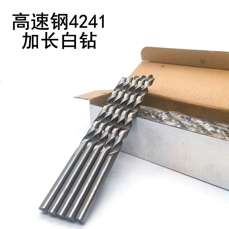 Сверло оптовая длинная металлический алюминиевый сплав пластик с открытым отверстием спирея высокоскоростная сталь 4241 прямолинейная сверло