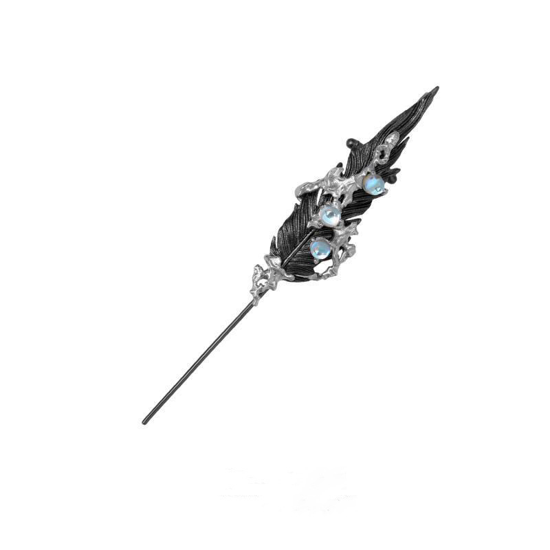 クロスボーダー羽根ピアスニッチデザインハイエンドダークスイートクールコールドスタイルホリデーギフトイヤリングイヤリング|undefined