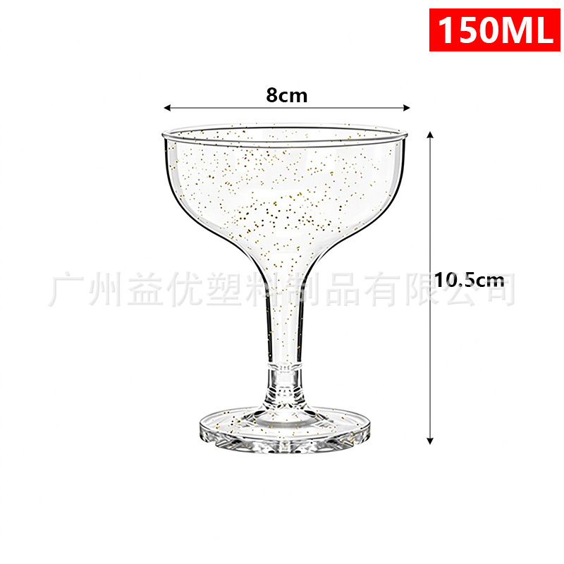 Copa de Champaña Desechable de Plástico Transparente Desmontable para Fiestas image 40