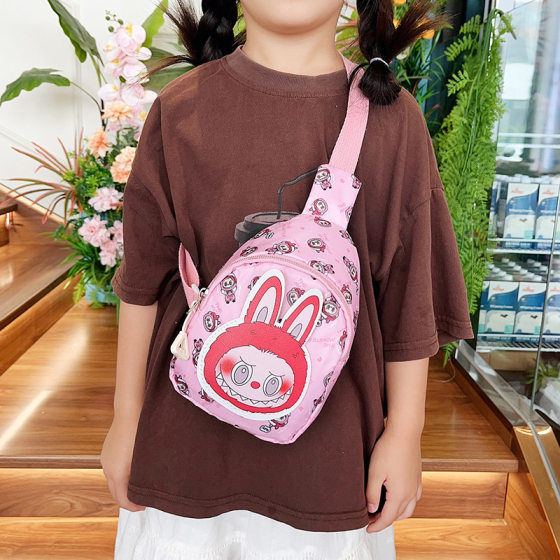 New Cartoon Children's Small Chest Bag Cute Kindergarten Backpack Lightweight Children's Crossbody Bag Casual Change Shoulder Bag