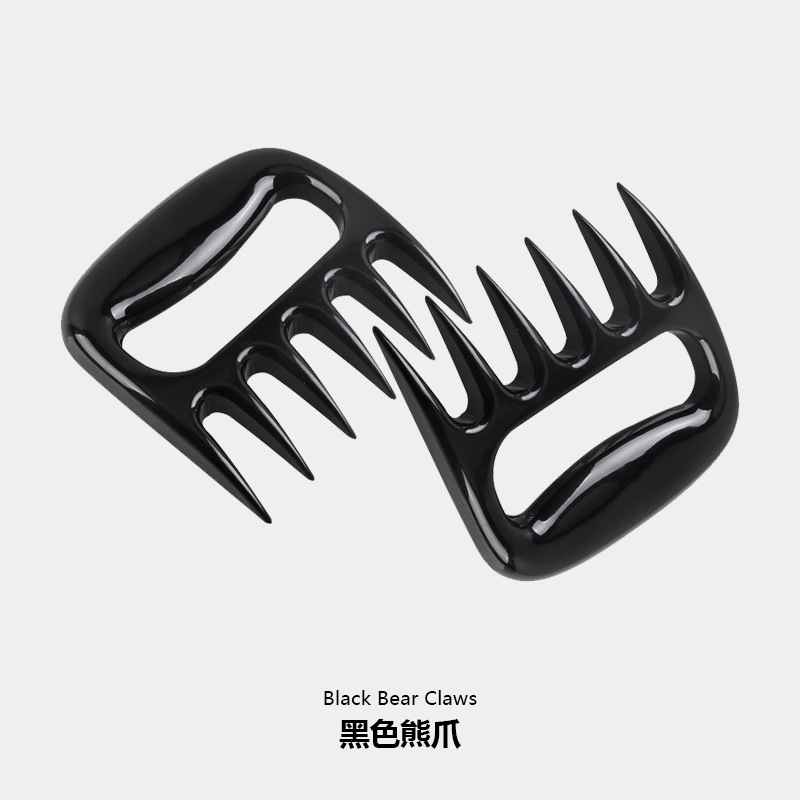 BBQ烧烤分肉器 家用厨房熟食多功能撕肉爪隔热防烫黑色熊爪分肉器