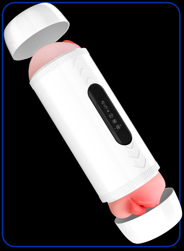 Luba PRO Electric Double-Headed Masturbator Cup with TPE Soft Gel and Vibration — detail image 12