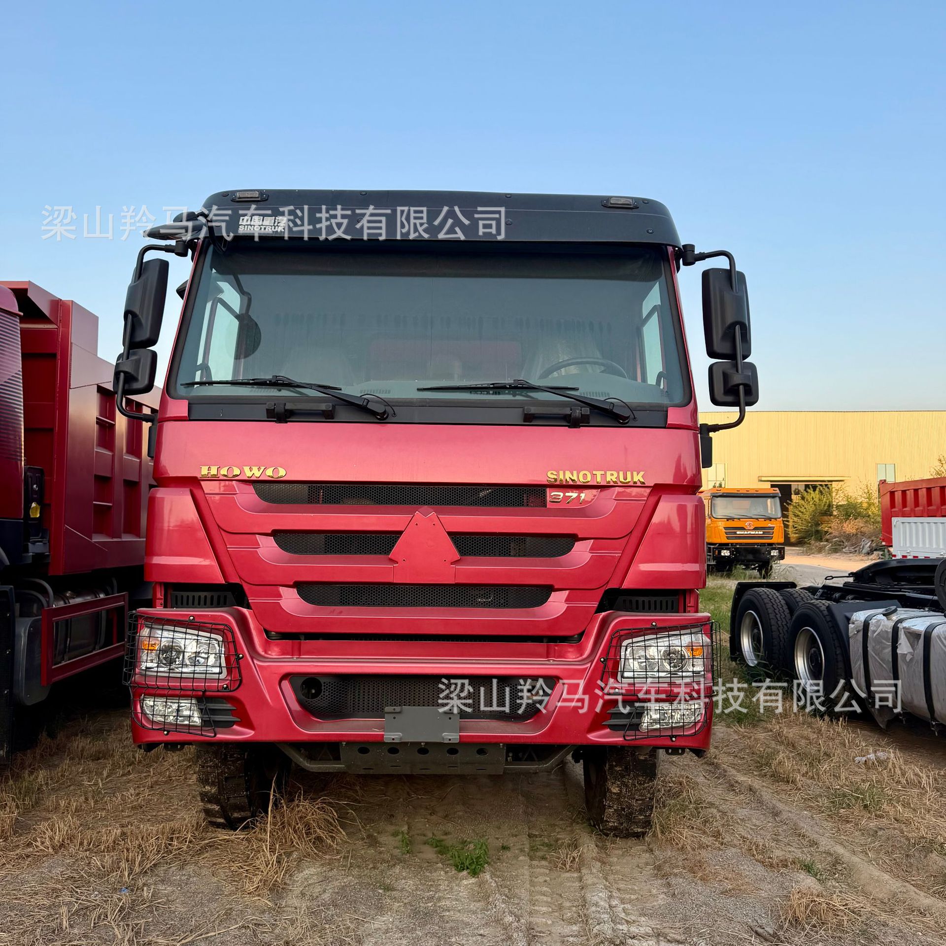 Cross-border medium-duty specialized work truck, HOWO 6x4 dump truck, eight-wheel dump truck, engineering transport truck
