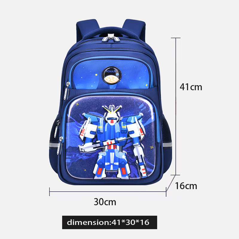 Mochila escolar de estudiantes de primaria mochila ventilada de gran capacidad mochila de hombro de arenas flotantes de la escuela primaria niños impermeables