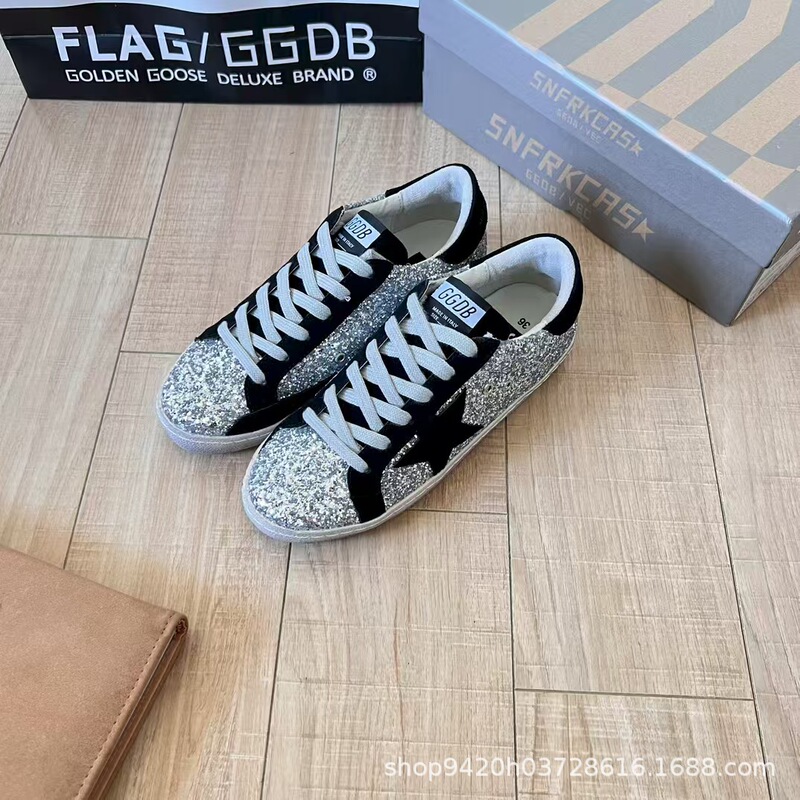 ggdb跨境批发男女同款星星脏脏鞋休闲平底板鞋做旧小白鞋潮流百搭|undefined