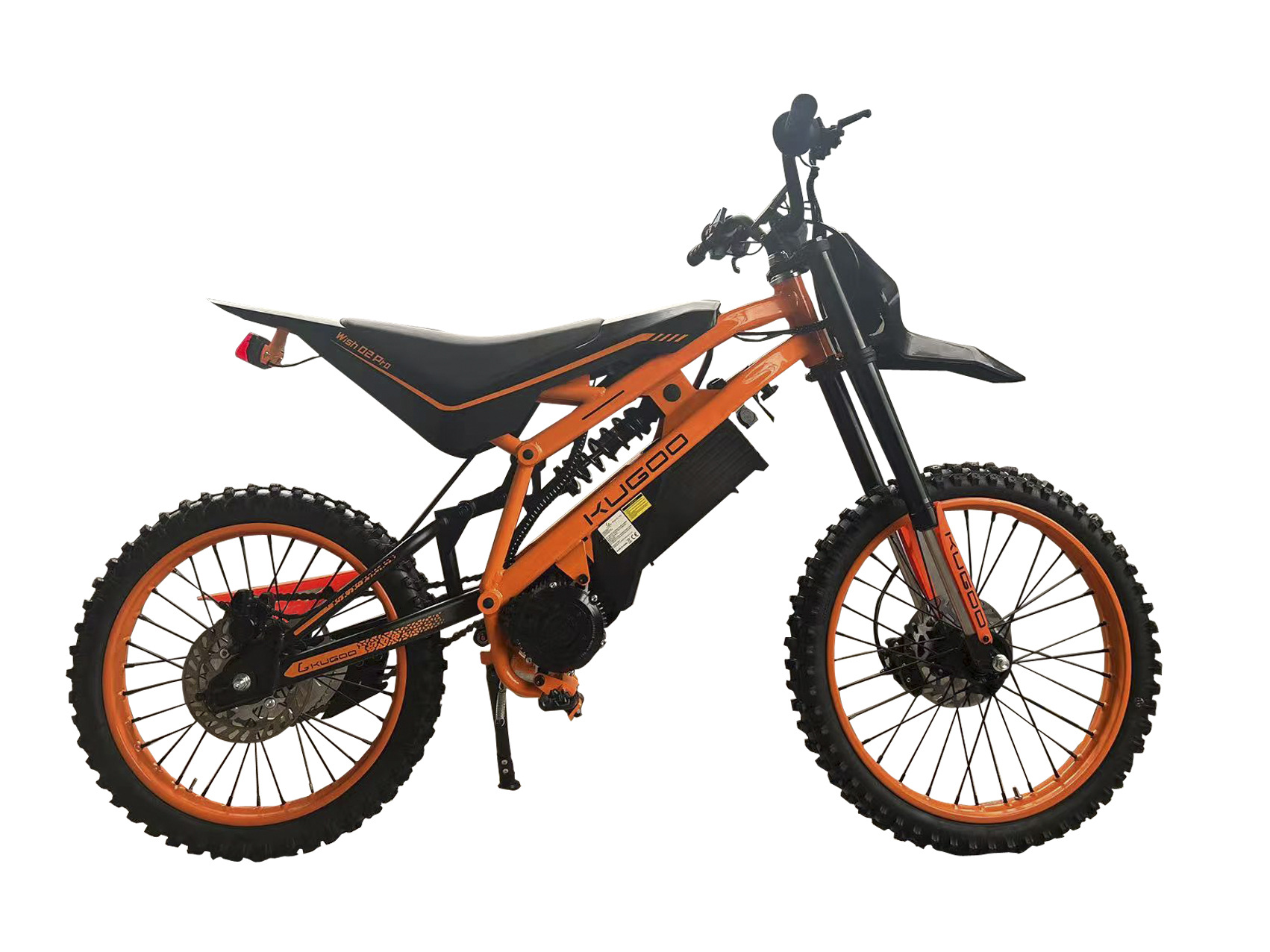 Kugoo Wish 02 Pro Electric Motorcycle 2500W 60V 27Ah Electric Bicycle Exclusively for Cross-Border Sales
