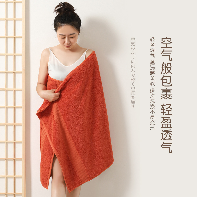 630g Thickened Large Bath Towel Swimming Cotton Hotel Beach Bath Towel Wearing White Cotton Custom Logo