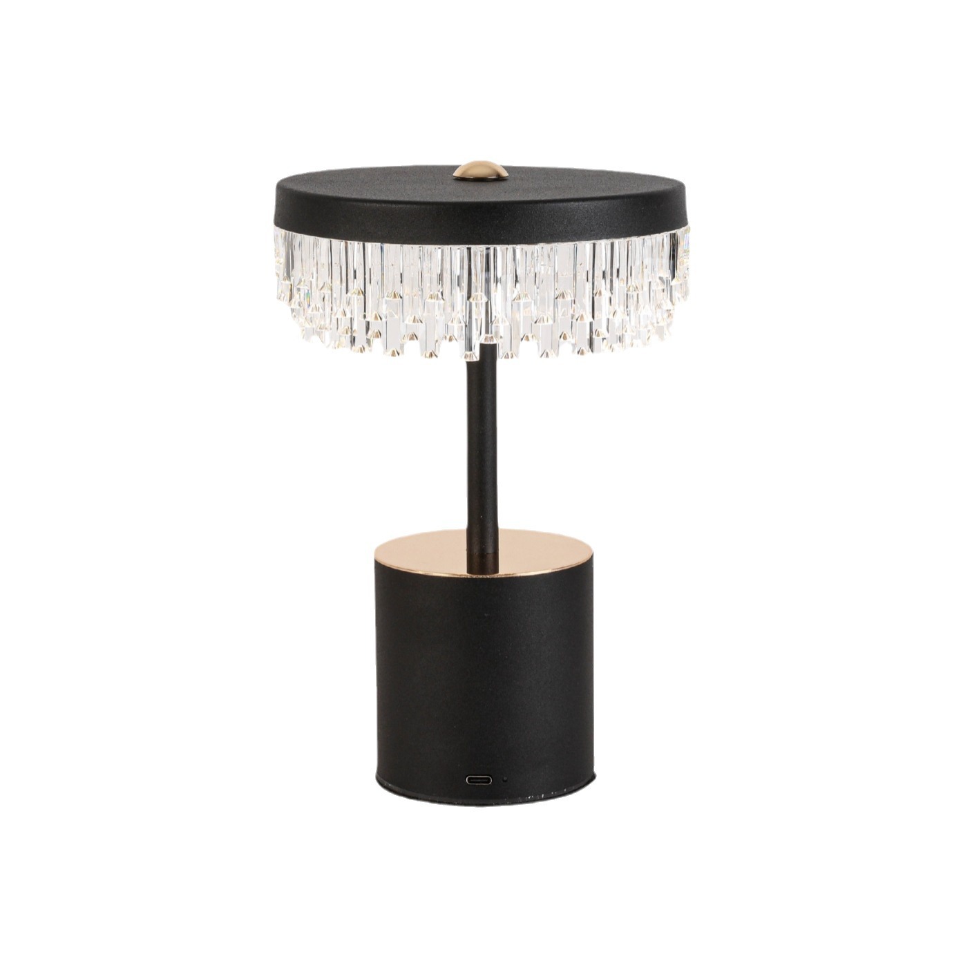 Lámpara de Mesa LED de Ambiente Atenuable, Recargable por USB para Dormitorio