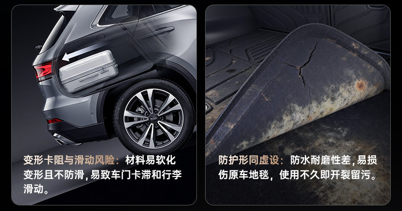 Suitable for Huajing S Trunk Mat Tpe26 Model Wuling Baojun Car Interior Modification Accessories Foot Mat Trunk Special Product