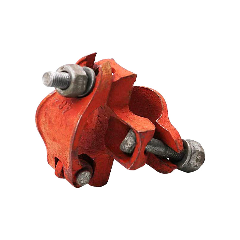 Manufacturer Supplies Durable Cast Steel Cross Swivel Coupling Fasteners for Fixed Steel Pipe Scaffolding at Construction Sites