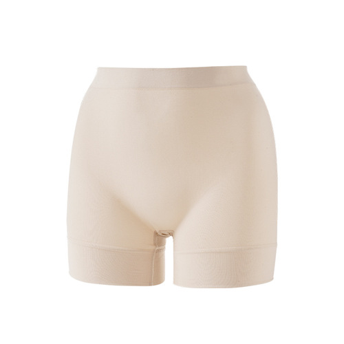 Women's Seamless Safety Pants 2-in-1 Unrolled Anti-Exposed Leggings Boxer Briefs Mid-waist Underwear Women's Pure Cotton Crotch