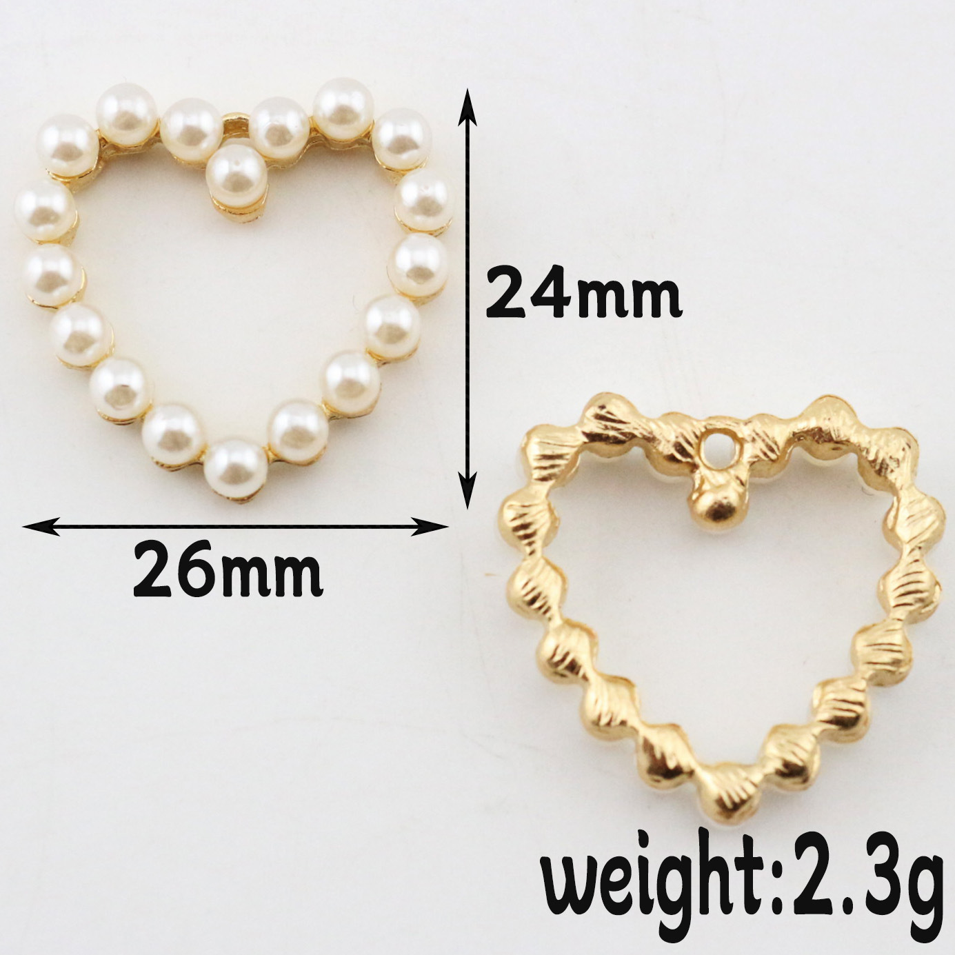 人気の美しい合金桃心真珠ペンダント装飾愛の花盤携帯電話チェーンdiy装飾部品